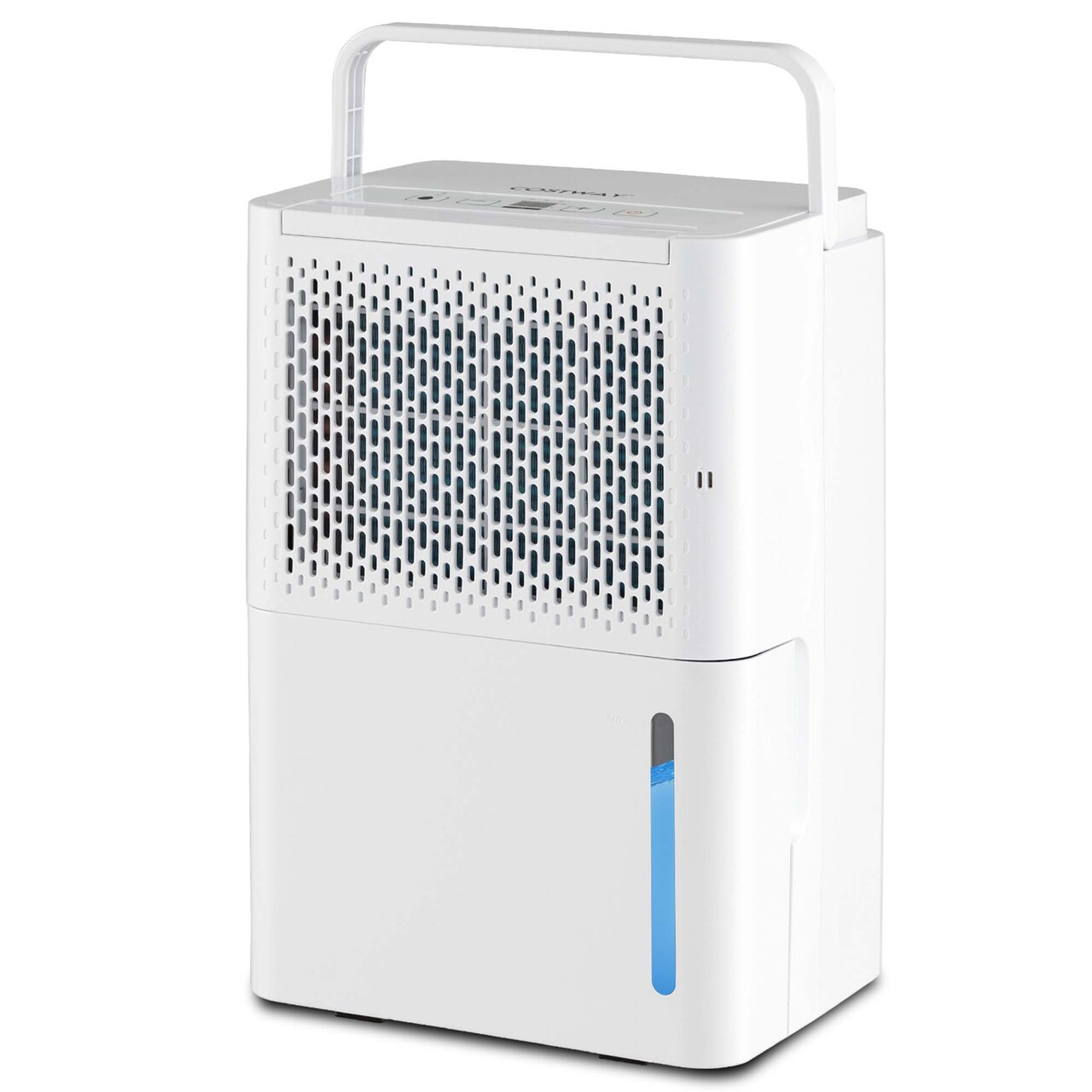 Costway 8-Pint(DOE) Dehumidifier with Energy Efficient Automatic Shutoff 2,000 Sq. ft Coverage Area (MAX 32Pint at 95°F, 90%RH)